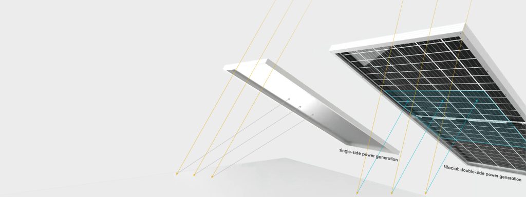 مقایسه پنل دوطرفه bifacial با یکطرفه - مهر انرژی